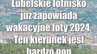 Lubelskie lotnisko już zapowiada wakacyjne loty 2024.  Ten kierunek jest bardzo popularny