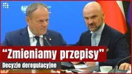 Tusk i Brzoska ogłosili pierwszy pakiet deregulacyjny.  Czy rząd przyjmie propozycje? | Gazeta.pl