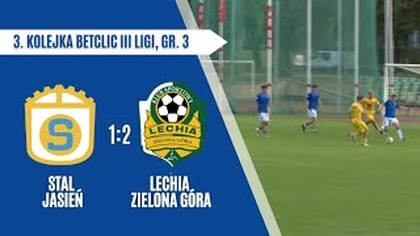 Stal Jasień - Lechia Zielona Góra 1:2 - skrót meczu - 17. 08. 2025r.