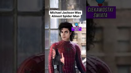 Michael Jackson chciał zostać Spider-man !!!