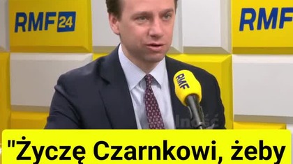 BOSAK DO CZARNKA: ŻYCZĘ MU, BY PRZEJĄŁ NASZE POGLĄDY!