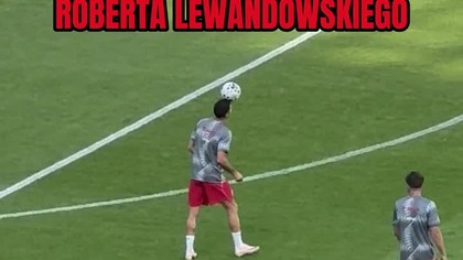 Lewandowski nadal to ma! Triki przed meczem z Ukrainą
