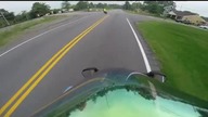 Kobieta na motorze