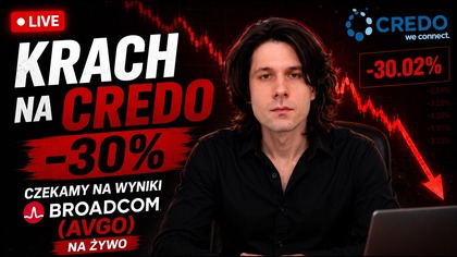 CREDO Spada o ponad 30%! Czekamy na wyniki AVGO! Przegląd giełdowy.