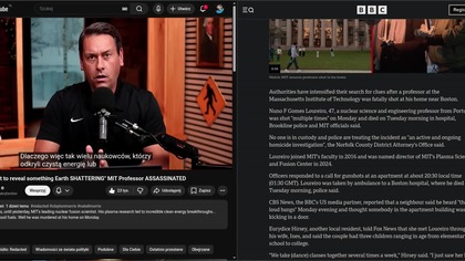 Globaliści zabijają naukowc&oacute;w darmowej energii bo by obalila klamstwo globalnego ocieplenia u podstaw tworzenia globalnego rządu