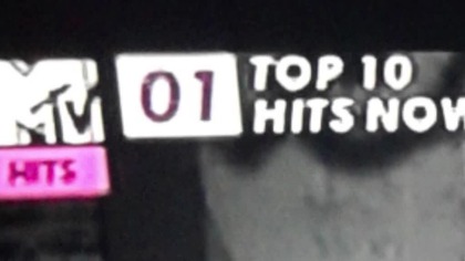 MTV Hits in Italy is New Years Eve 2014 from countdown top 10 in 1st place before New Year 2015