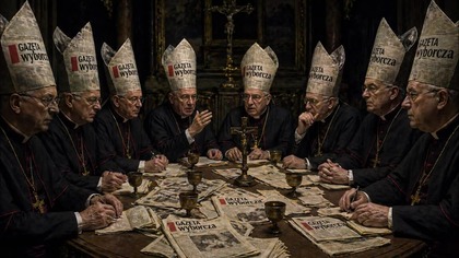 Mitry z Gazety Wyborczej - protestsong inspirowany wierszem Fiducia supplicans