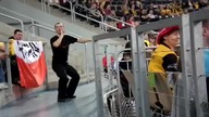 Jazda po dropsach na meczu siatk&oacute;wki Polak&oacute;w