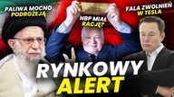 Tesla zwalnia tysiące osób! Prezes NBP miał rację ze złotem, a Iran atakuje Izrael | RYNKOWY ALERT