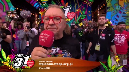 TTV - Fragment wejście 31.  finał WOŚP o 13:50 (29. 01. 2023) - Część 1