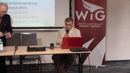 Lek. med. Piotr Rossudowski Zapobieganie pandemiom w planach światowej organizacji zdrowia (WHO)