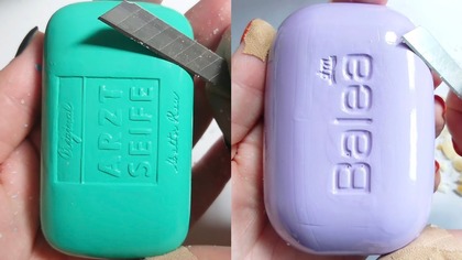 Soap Carving ASMR Relaxing Sounds no talking Satisfying ASMR Video