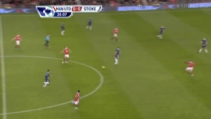 Premier League sezon 2010/2011 Manchester United 1-0 Stoke City Hernandez