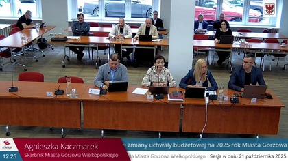 Sesja Rady Miasta Gorzowa Wielkopolskiego - 21. 10. 2025r.
