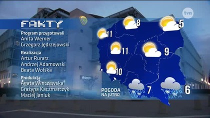 TVN - 07-04-2025 - Reklamy, Ogłoszenie nadawcy, Sponsorzy, Zapowiedzi, Pogoda