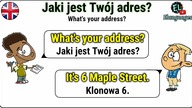 Adres, podawanie adresu, pytanie o adres angielski - Address in English