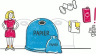 DINKSY explainer video dla Miasta Cieszyn, segregacja papieru