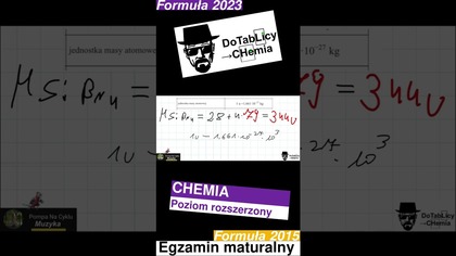 ZADANIE 1 CKE 2023(2015) MAJ #chemia #matura #umed #chemistry #shorts #short #edukacja #cke