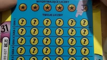 Zdrapki DUŻY LOTEK WYGRAJ 150000 zł #shorts