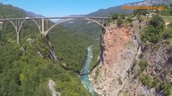 Zjazd na linie nad kanionem Tary - Czarnogóra