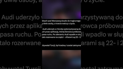 Tragiczny wypadek w Ząbkach
