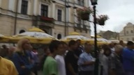 Strongman w Lądku Zdroju na rynku.  2009r.
