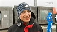 Kamil Stoch zapytany o możliwość wygrania wszystkich konkursów Turnieju 4 Skoczni (30. 12. 2011)