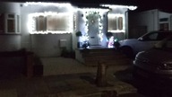 House with xmas lamps / Dom z lampkami światecznymi