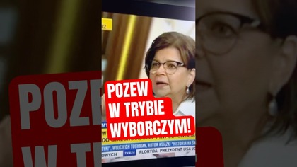POZEW W TRYBIE WYBORCZYM PRZECIWKO IZABELI LESZCZYNIE #DariuszMatecki #Wybory