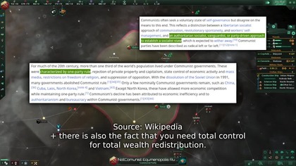 Why there is no communism in Stellaris?