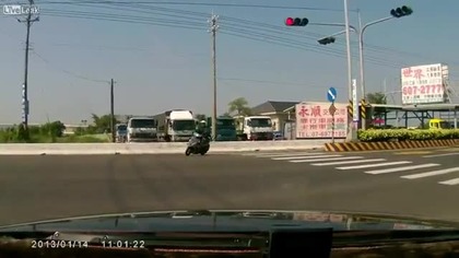 Wypadek na skuterze