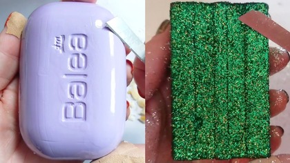 Soap Carving ASMR Relaxing Sounds no talking Satisfying ASMR Video