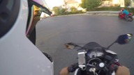 Pierwsza przejażdżka na motorze
