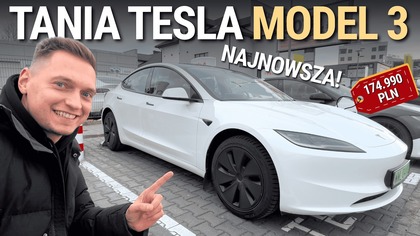 NOWA TANIA TESLA MODEL 3  Czy warto oszczędzić i ją kupić?
