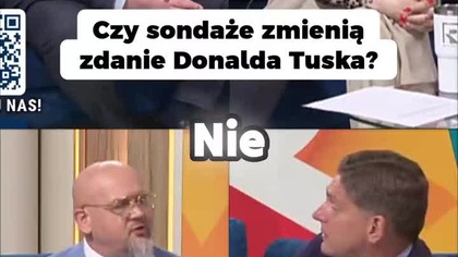 Czy sondaże wpłyną na decyzje Donalda Tuska?