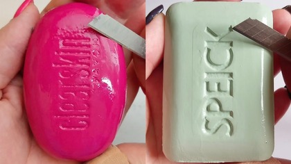 Soap Carving ASMR Relaxing Sounds no talking Satisfying ASMR Video