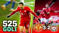 525 - REKORD Roberta LEWANDOWSKIEGO! Liverpool ODPADA! Cudowny gol Bruno Fernandesa! | LANDRI
