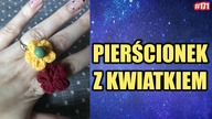 Jak zrobic prosty pierscionek na szydełku #ozdoba #diy #crochet #love #handmade #171