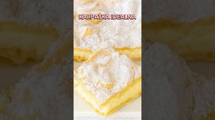 Domowa Karpatka  pyszny i łatwy przepis  #karpatka #ciasto #przepis #shorts