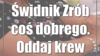 Świdnik: Zrób coś dobrego.  Oddaj krew