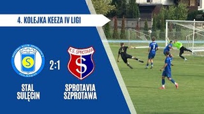 Stal Sulęcin - Sprotavia Szprotawa - 2:1 - skrót meczu - 23. 08. 2025r.