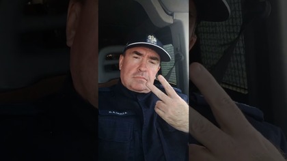 Ile radiowozów widzisz?  Targowisko Bałuty z innej strony #policja #radiowozy