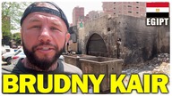 Kair - Weszliśmy w nieciekawą dzielnicę.  Straszny syf na ulicach.  Egipt