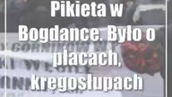Pikieta w Bogdance.  Było o płacach, kręgosłupach i pracy w weekendy