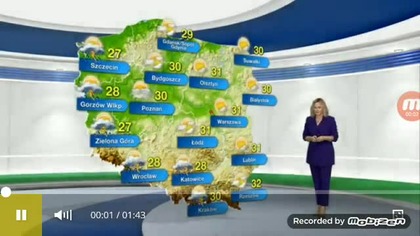 Prognoza pogody na TVN Meteo (27. 08. 2022)
