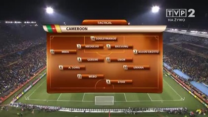 MŚ 2010 06 19 Kamerun - Dania