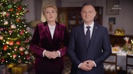 TV Polonia - Dwa bloki reklamowe, życzenia świąteczne i zapowiedzi (24. 12. 2021)
