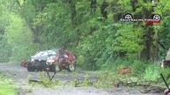 WYPADEK CRASH 4 Rajd Zamkowy 2014 - załoga Lisowski/Piasecka
