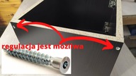Połączenia stolarskie - Konfirmat Jak skręcać oraz sztuczka z regulacją wychylenia płyty.