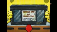 Spongebob i motywy z kasetą VHS